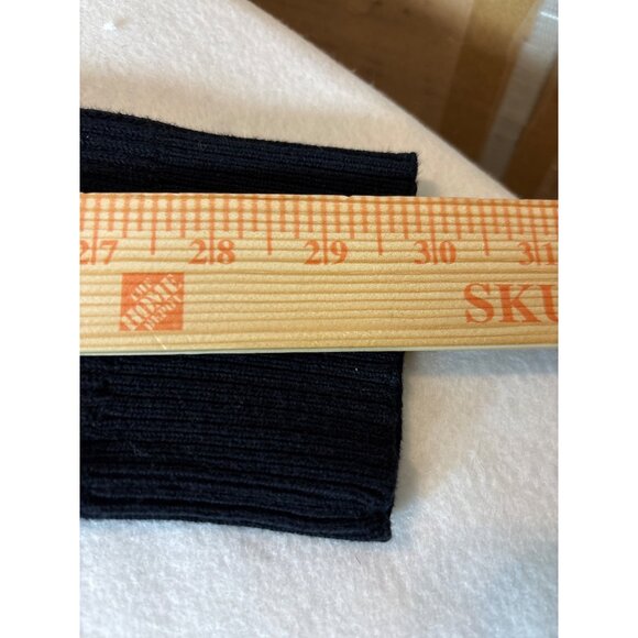 Inc Zip-Up Ribbed Knit Cardigan Sweater Size L Black - Picture 5 of 11